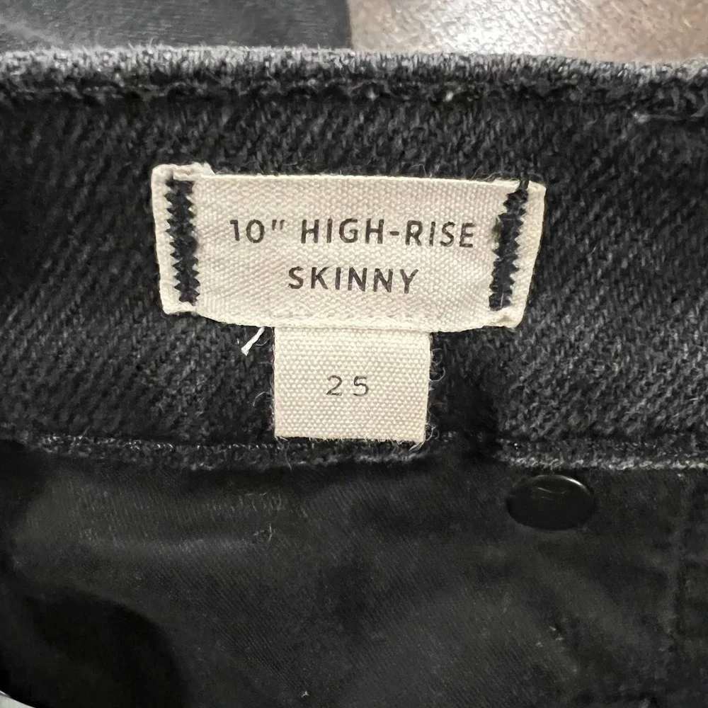 Madewell 10 inch High Rise Skinny Jean